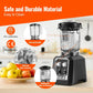 Professional Blender, Commercial Countertop Blenders, 68 Oz Jar Blender Combo, Stainless Steel 3 Functions Blender, For Frozen Drinks, Shakes, Smoothies, Peree, And Crush Ice